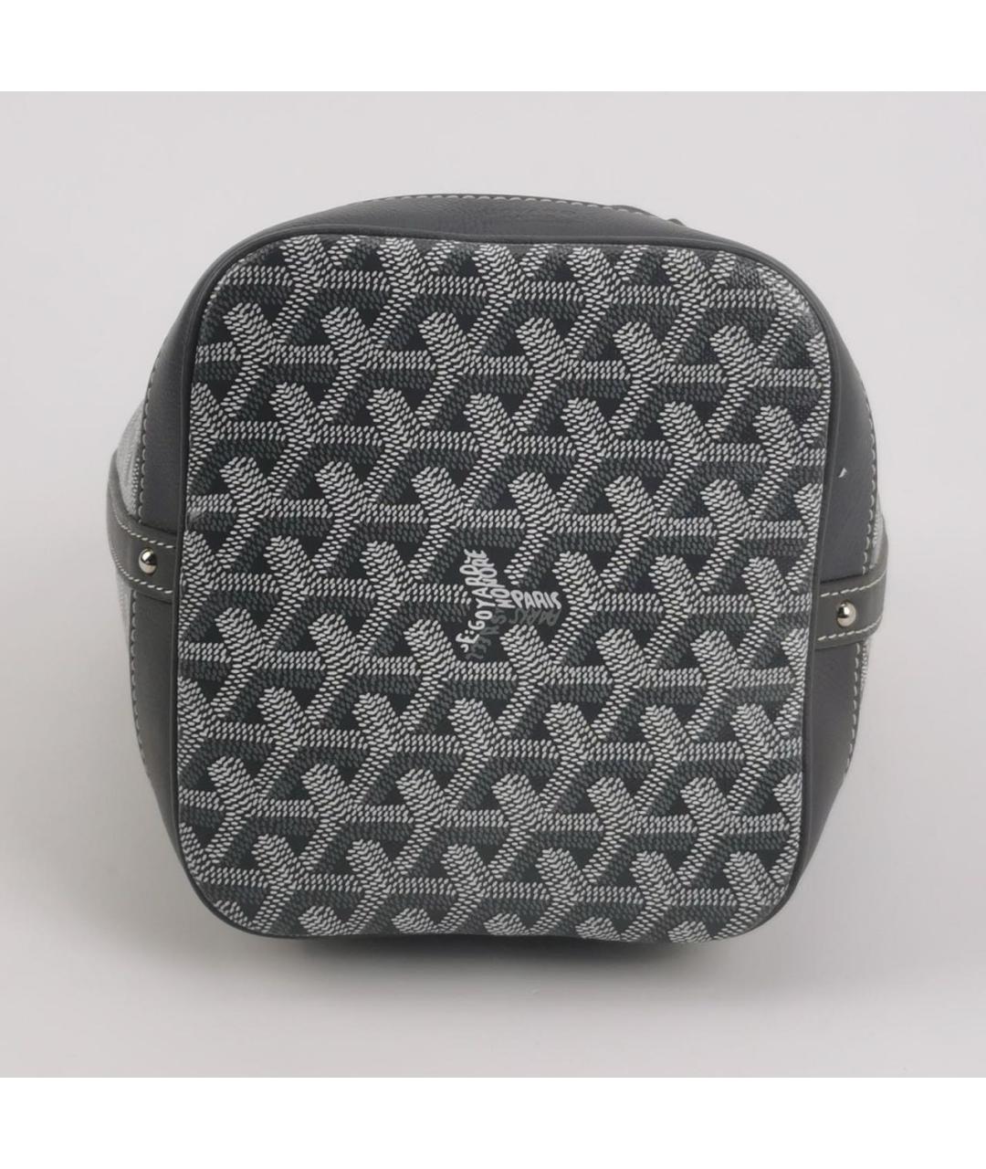 GOYARD Серая кожаная сумка тоут, фото 4