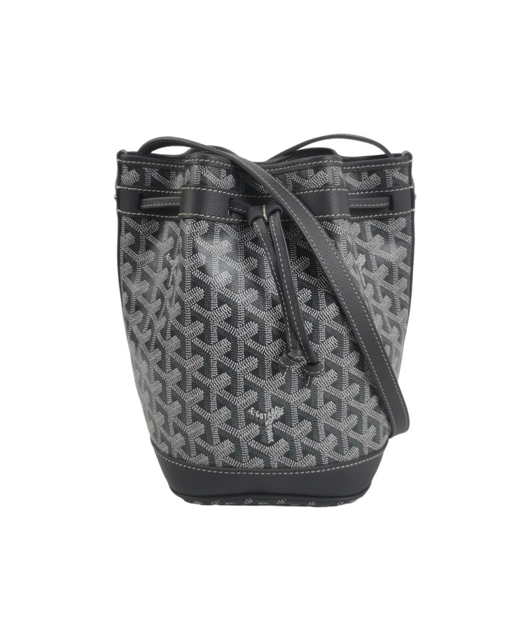 GOYARD Серая кожаная сумка тоут, фото 1