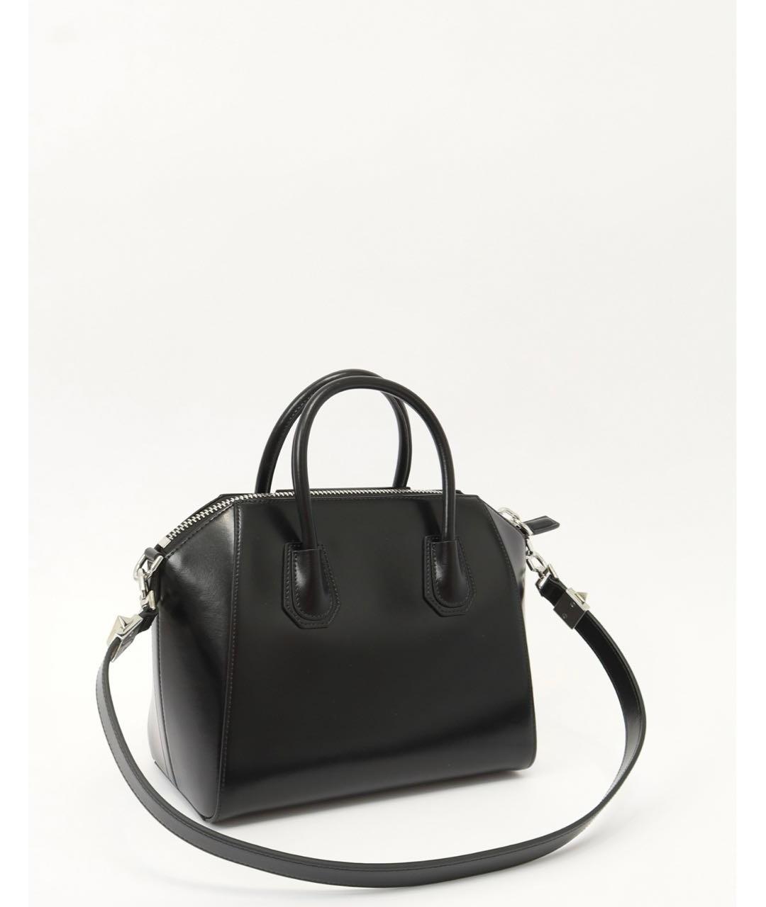 GIVENCHY Черная кожаная сумка тоут, фото 3