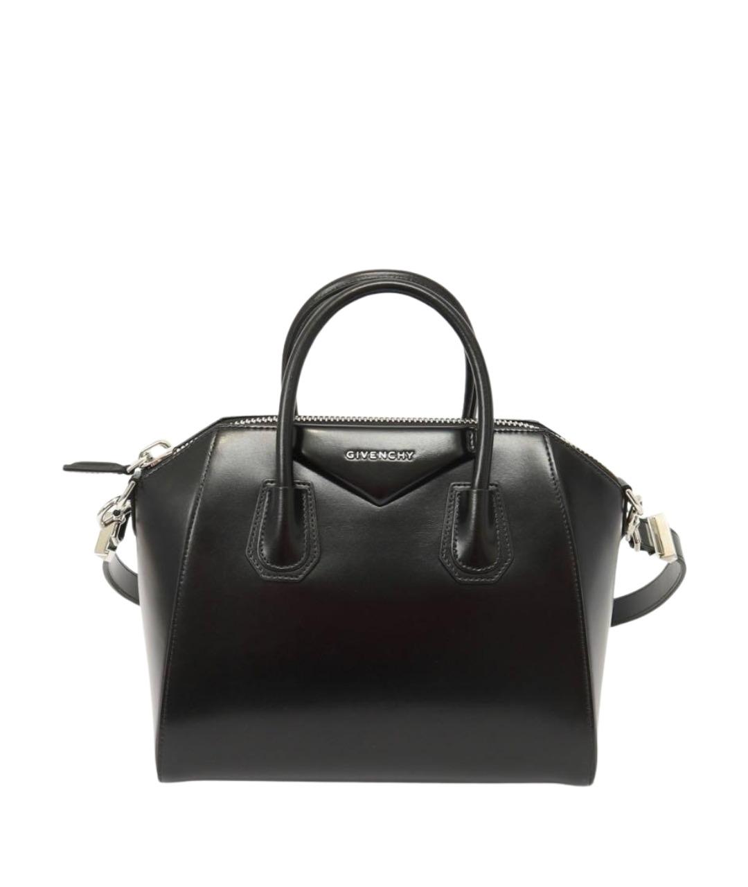 GIVENCHY Черная кожаная сумка тоут, фото 1