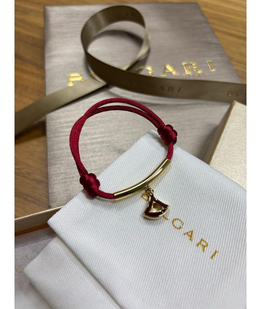 BVLGARI Красный браслет, фото 4