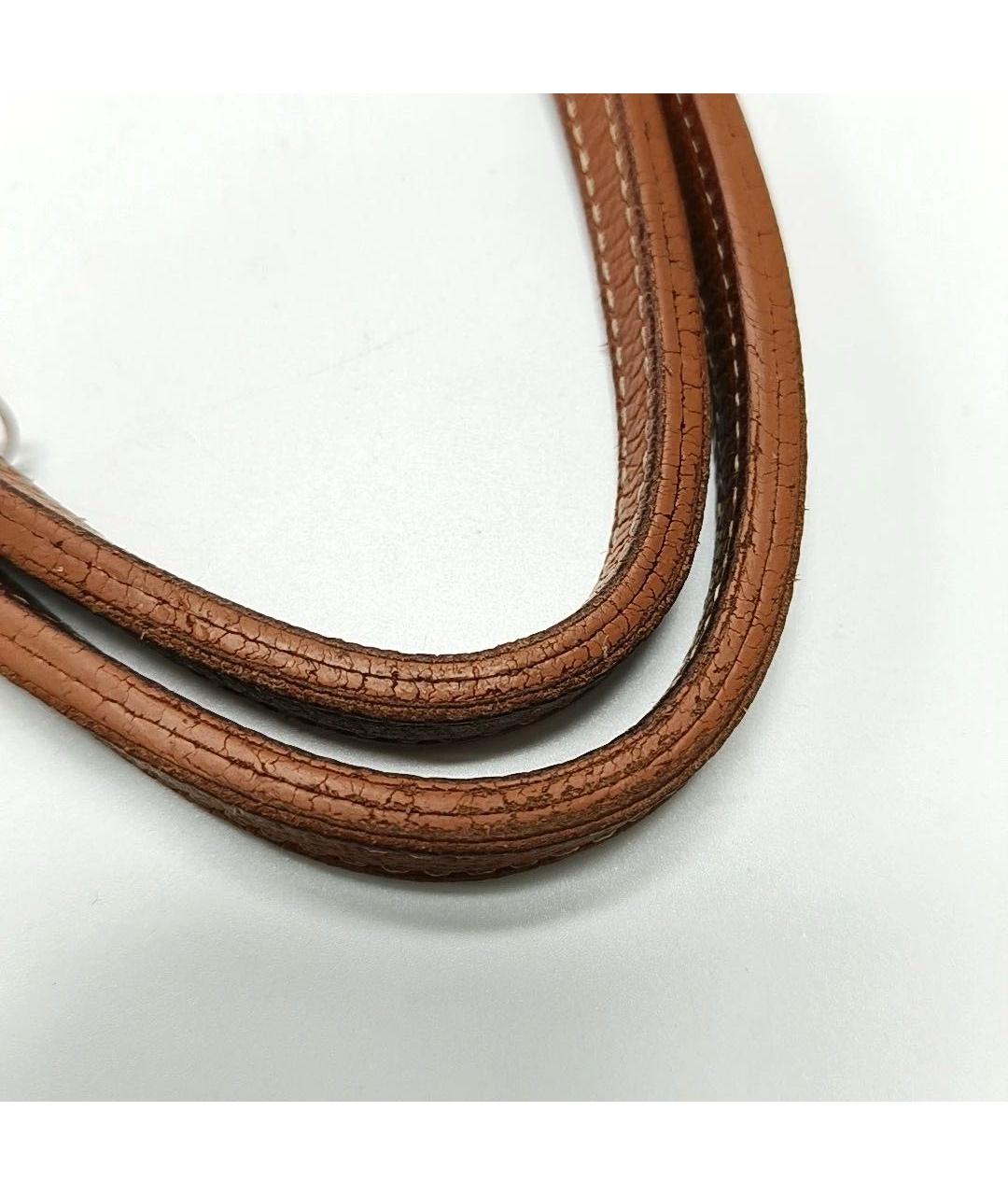 GOYARD Коричневая кожаная сумка тоут, фото 7