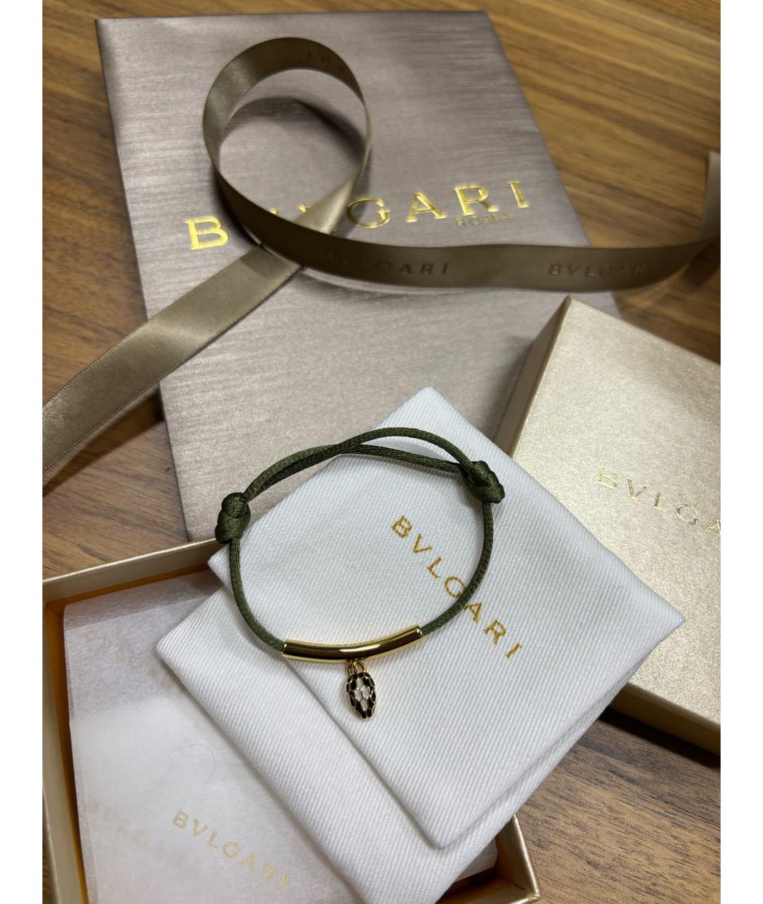 BVLGARI Хаки браслет, фото 2