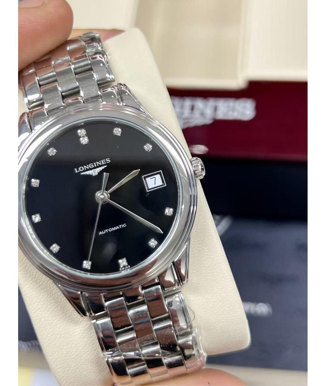 LONGINES Серебряные часы, фото 5