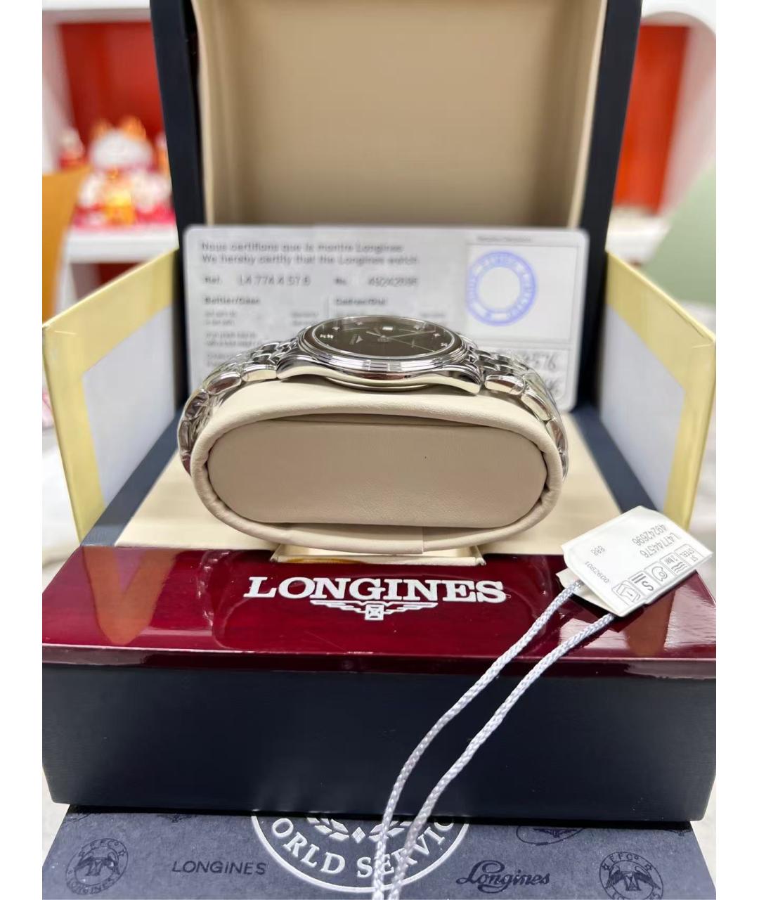 LONGINES Серебряные часы, фото 4