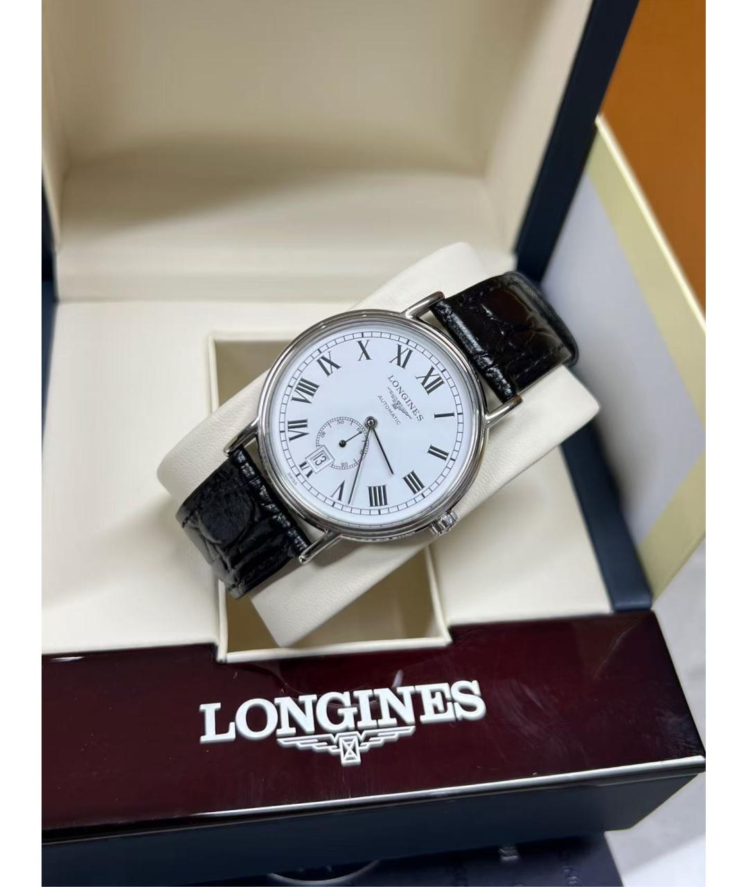 LONGINES Серебряные часы, фото 4