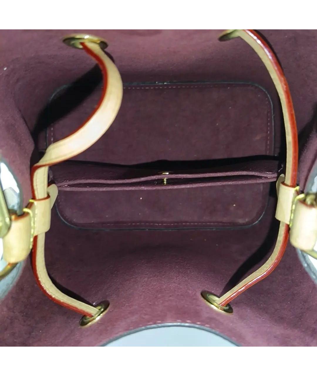 LOUIS VUITTON Коричневая кожаная сумка тоут, фото 4