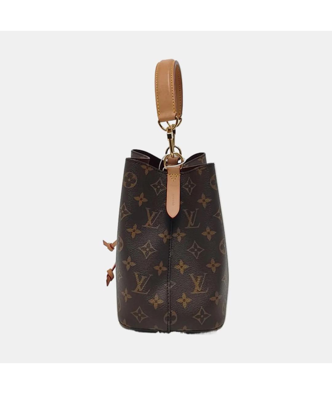 LOUIS VUITTON Коричневая кожаная сумка тоут, фото 2