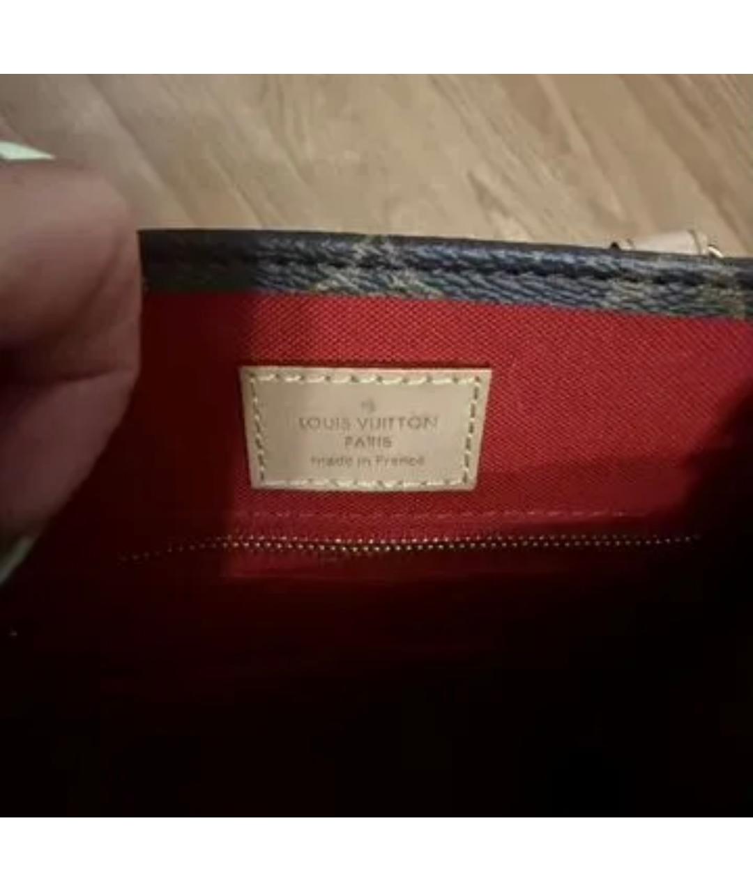 LOUIS VUITTON Коричневая сумка с короткими ручками, фото 3