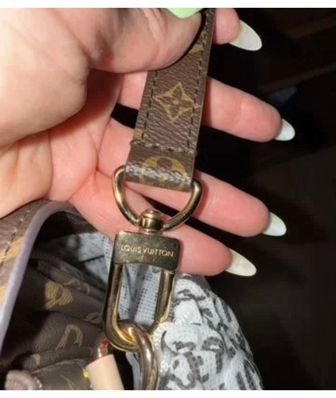 LOUIS VUITTON Коричневая сумка с короткими ручками, фото 4