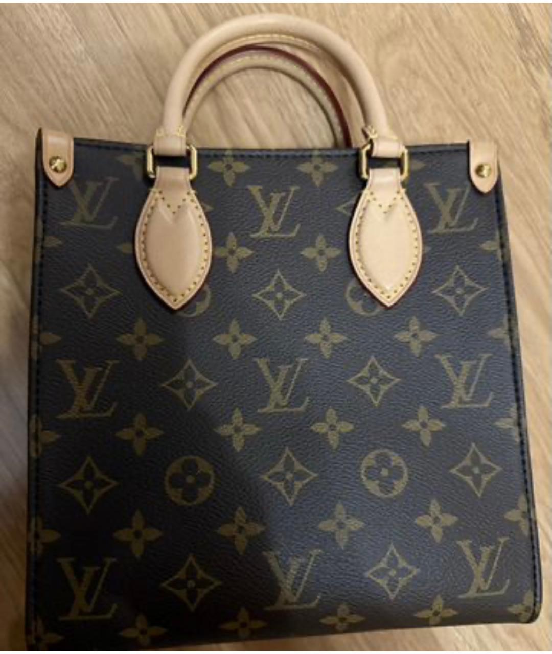 LOUIS VUITTON Коричневая сумка с короткими ручками, фото 8