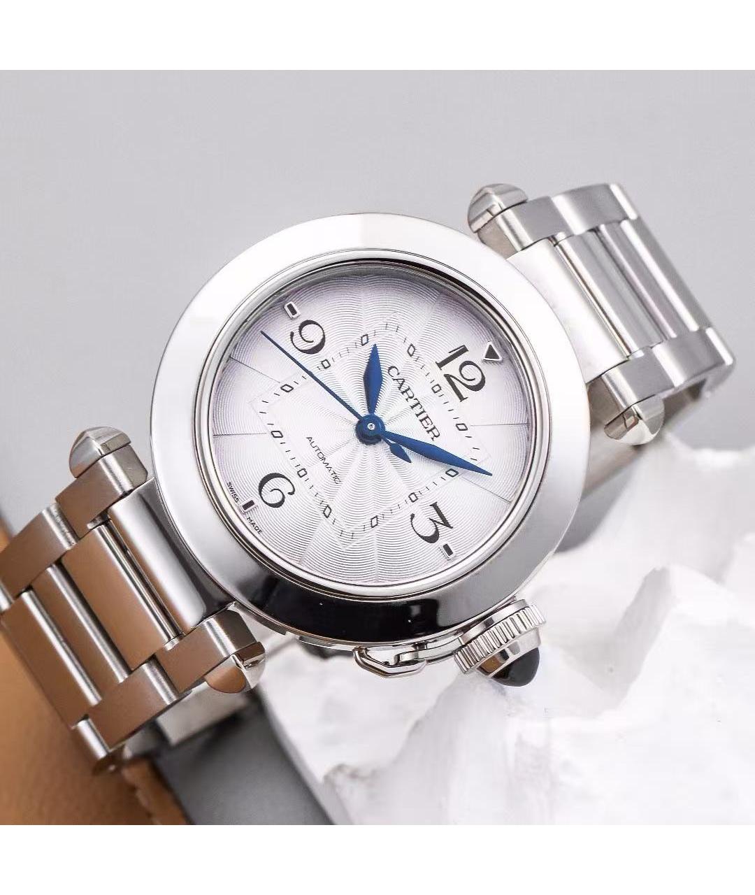 CARTIER Серебряные часы, фото 3