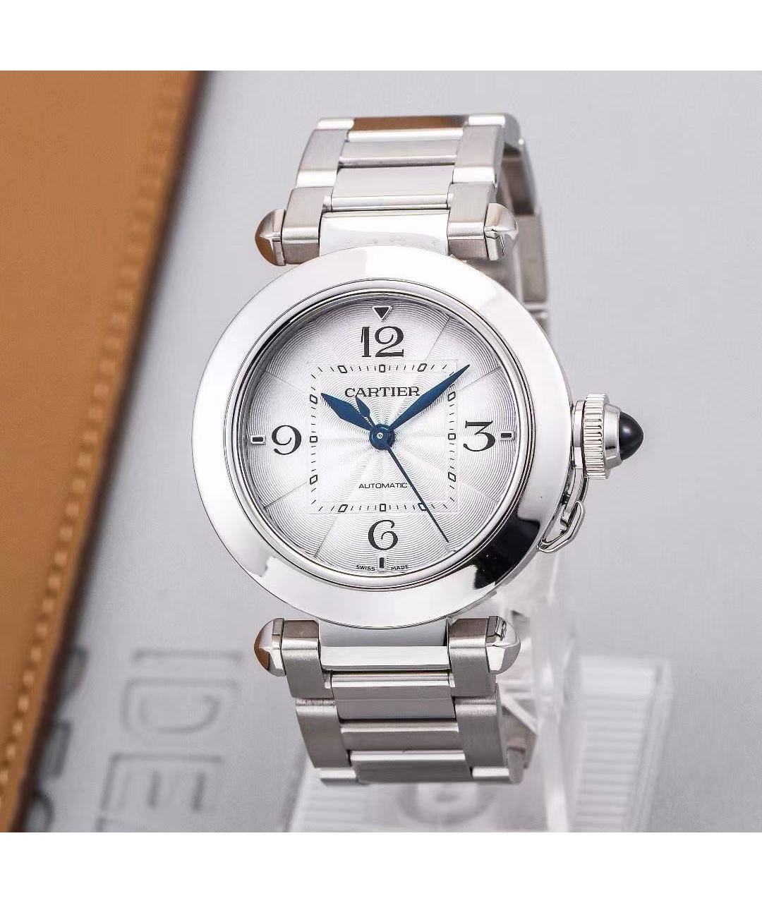 CARTIER Серебряные часы, фото 2