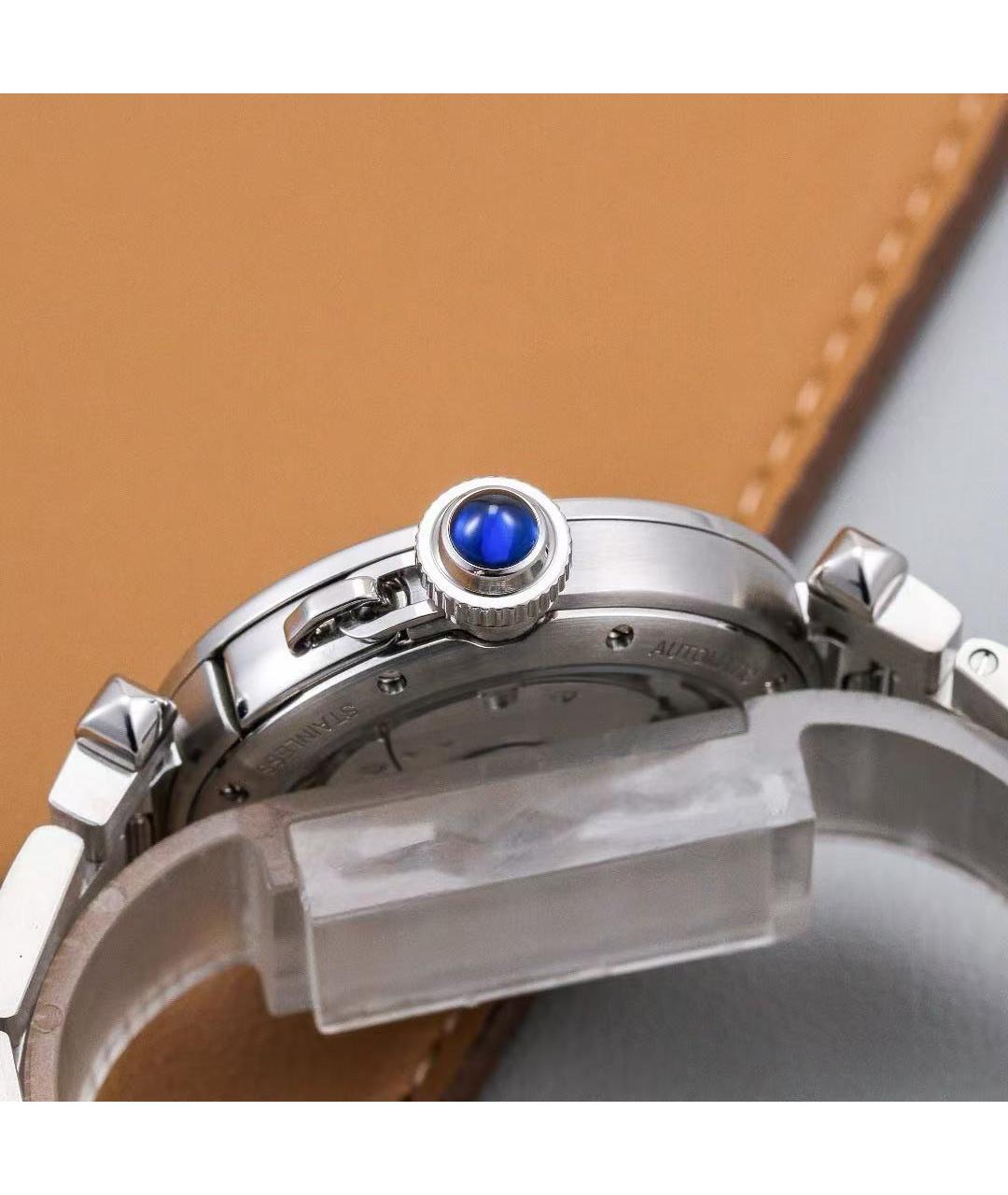 CARTIER Серебряные часы, фото 4