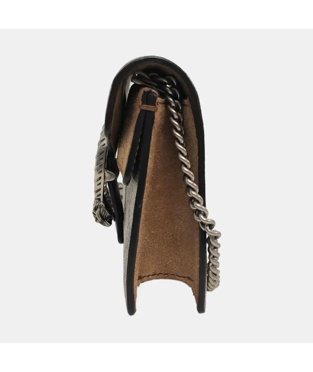 GUCCI Бежевая замшевая сумка через плечо, фото 2