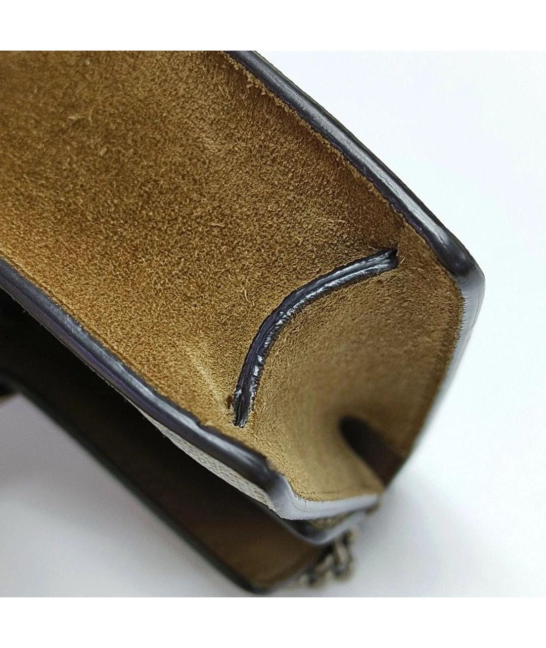 GUCCI Бежевая замшевая сумка через плечо, фото 8