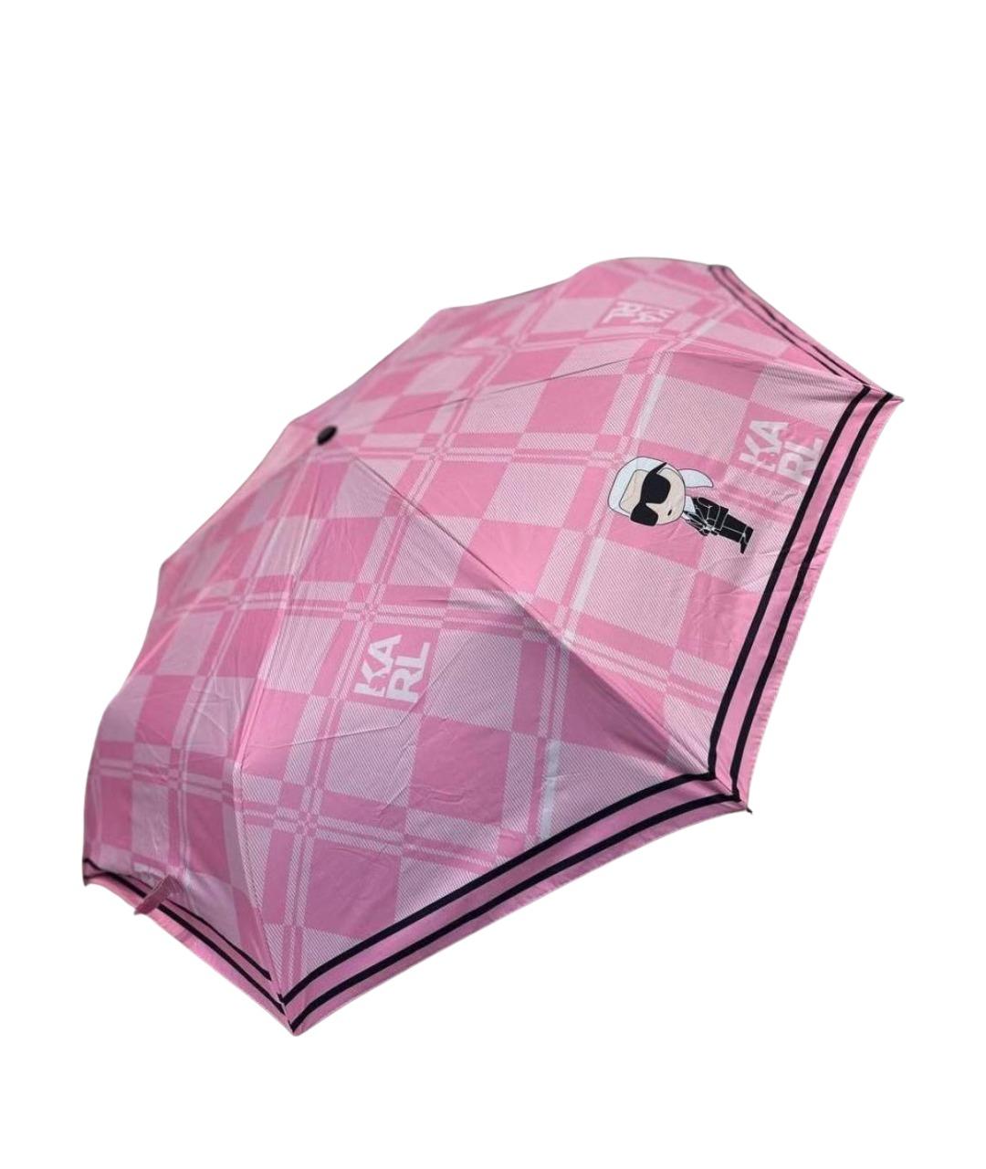 KARL LAGERFELD Розовый зонт, фото 1