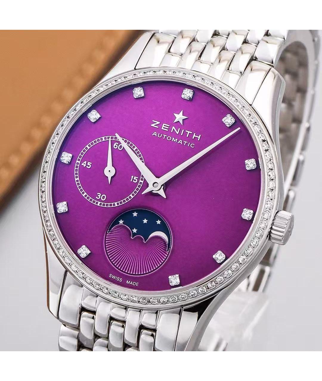 ZENITH Серебряные часы, фото 3