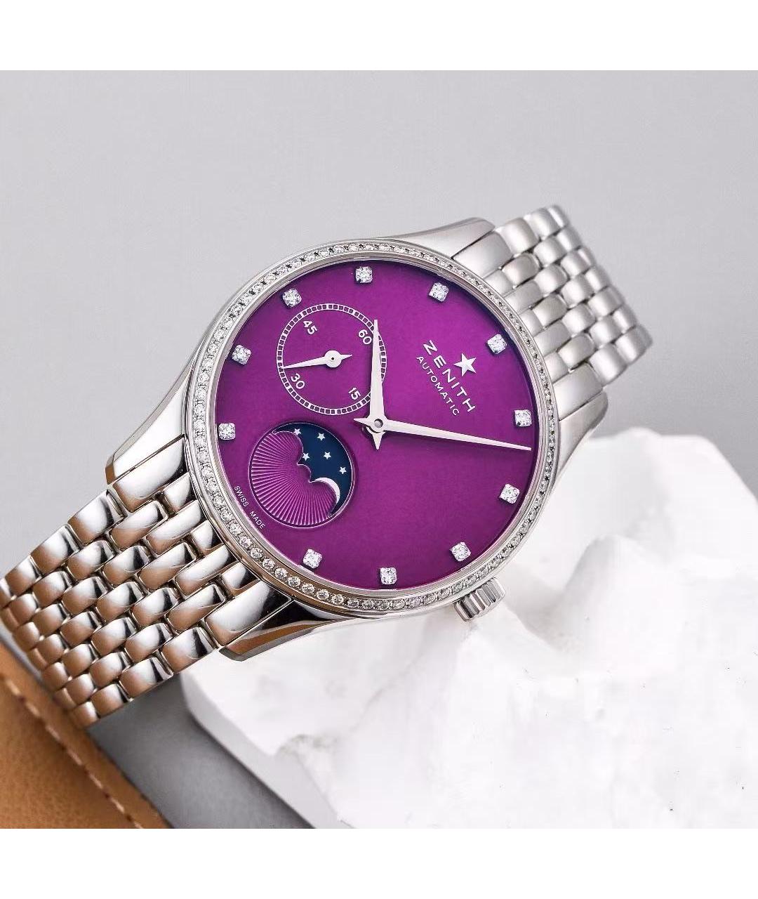 ZENITH Серебряные часы, фото 2