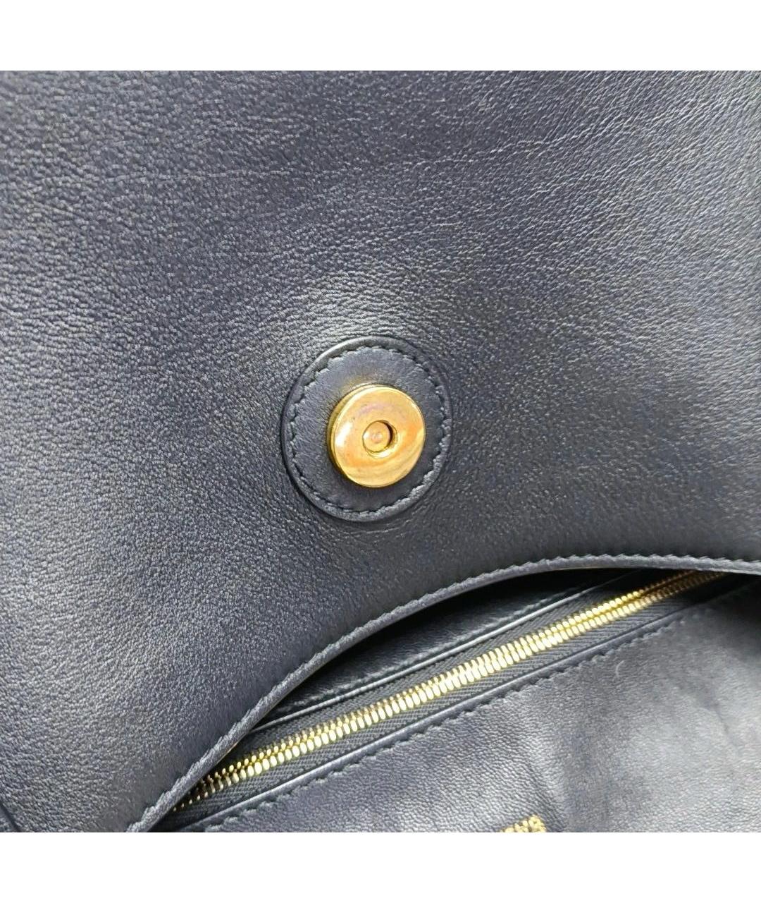 BALENCIAGA Черная кожаная сумка через плечо, фото 7