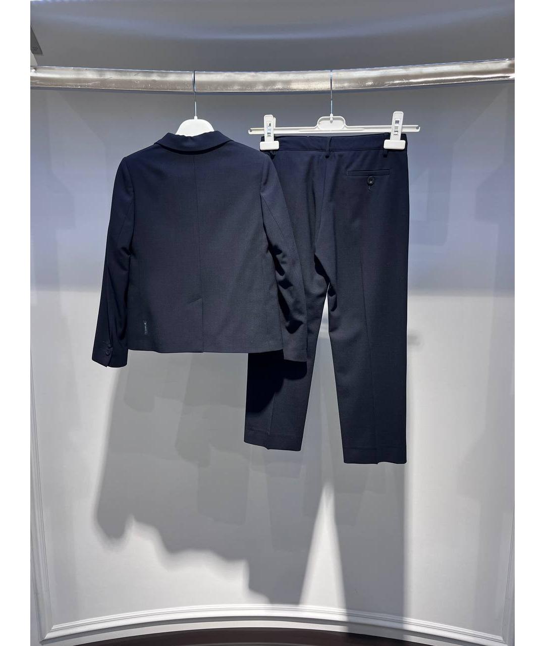 ARMANI JUNIOR Синий шерстяной комплект, фото 3