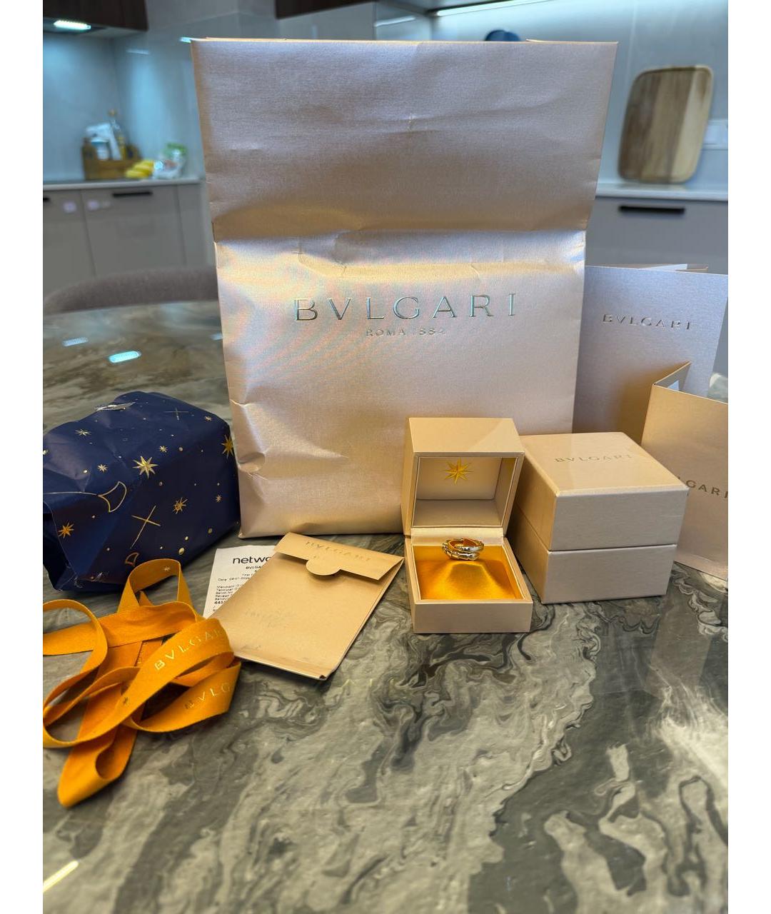 BVLGARI Золотое кольцо из желтого золота, фото 2