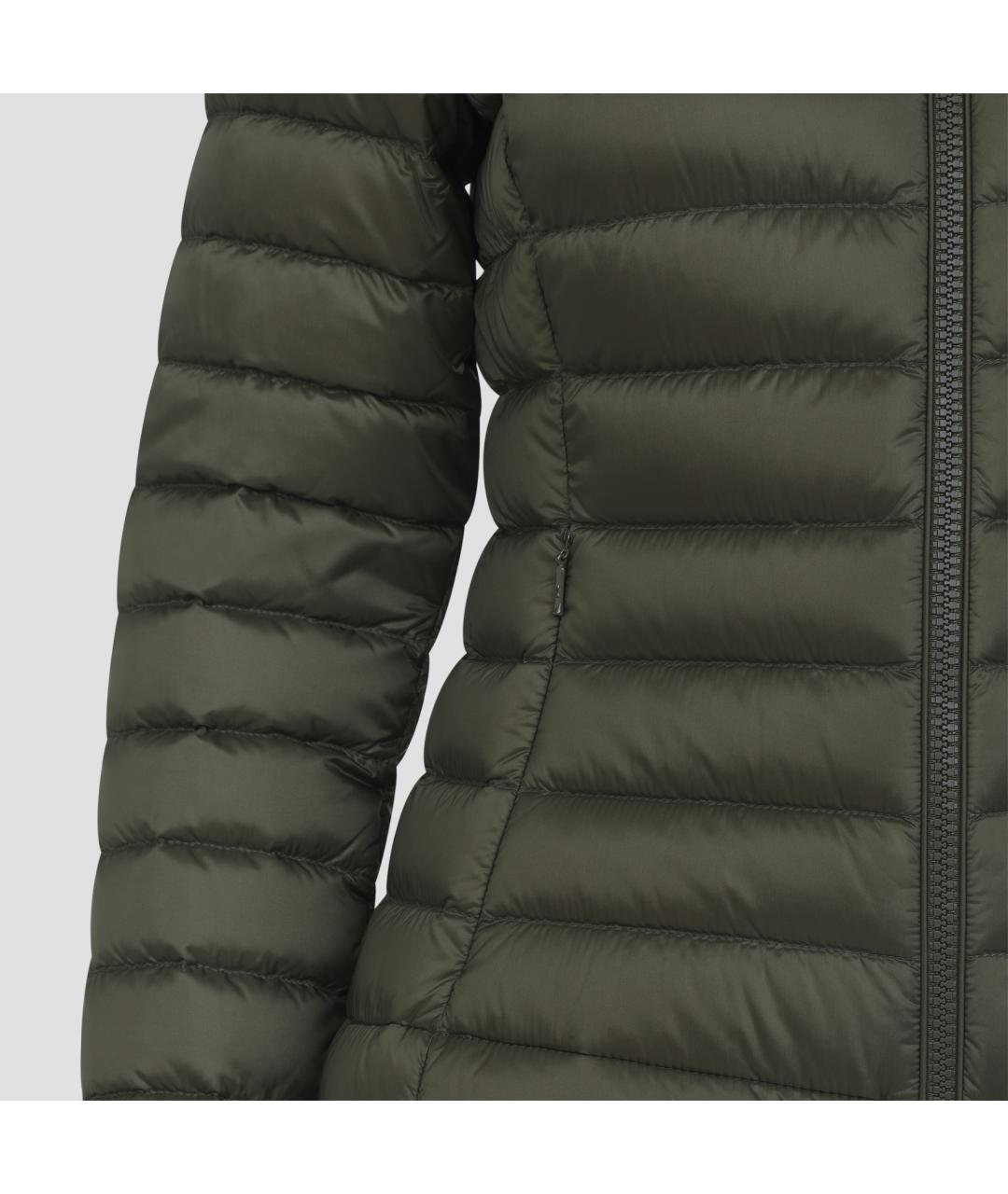 MONCLER Хаки полиамидовый пуховик, фото 4