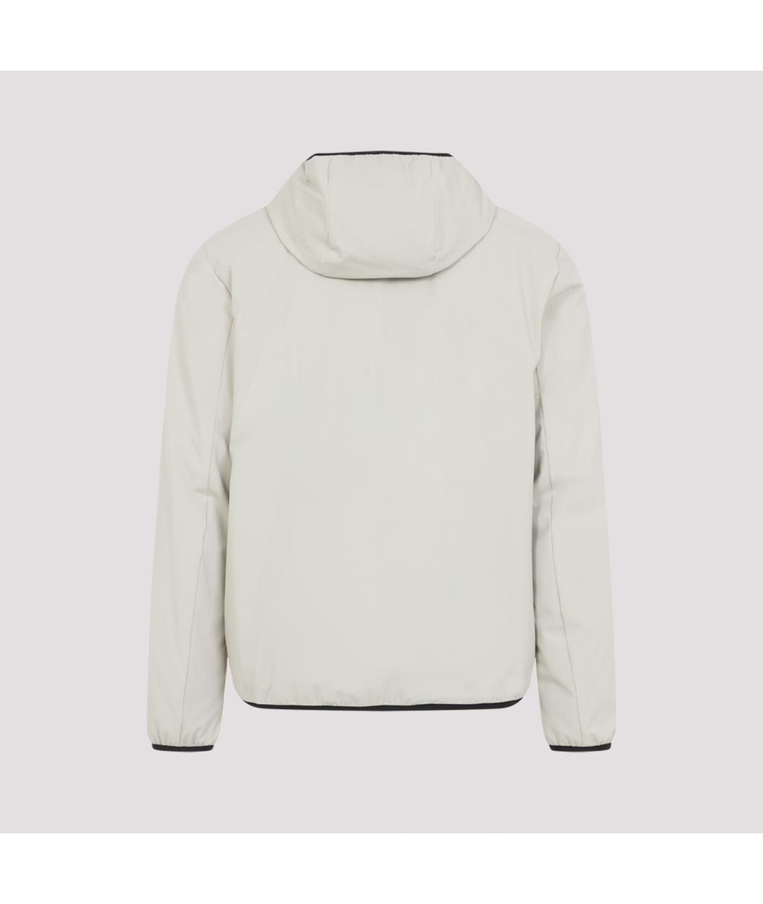 MONCLER Серая полиамидовая куртка, фото 2