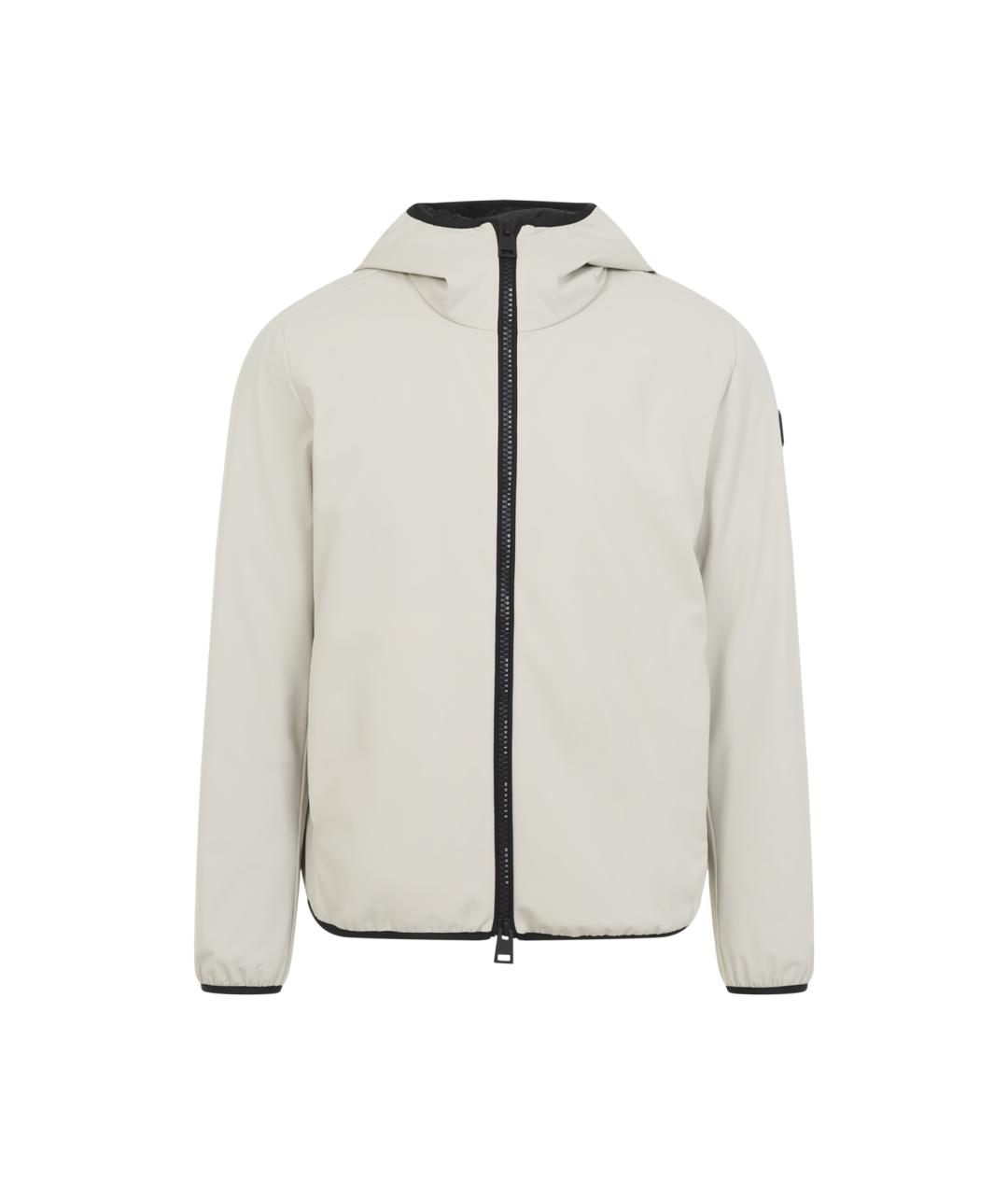 MONCLER Серая полиамидовая куртка, фото 1