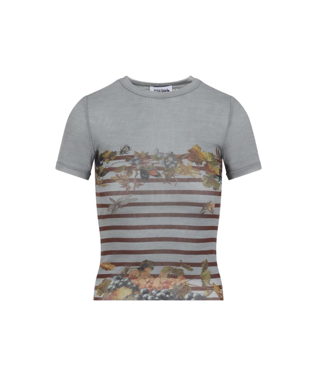 JEAN PAUL GAULTIER Мульти полиамидовая футболка, фото 1