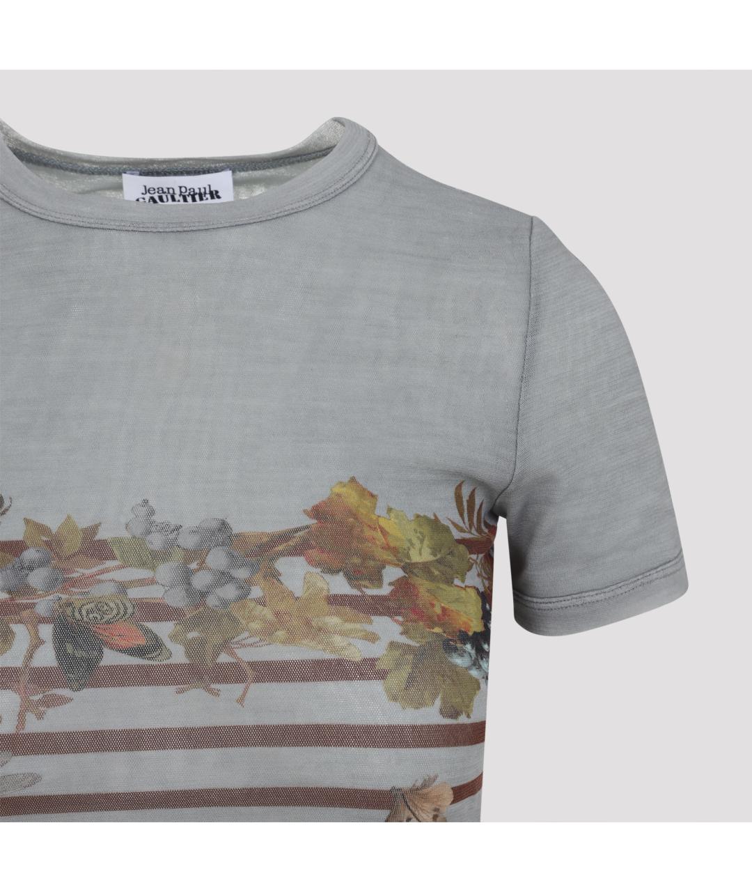 JEAN PAUL GAULTIER Мульти полиамидовая футболка, фото 3
