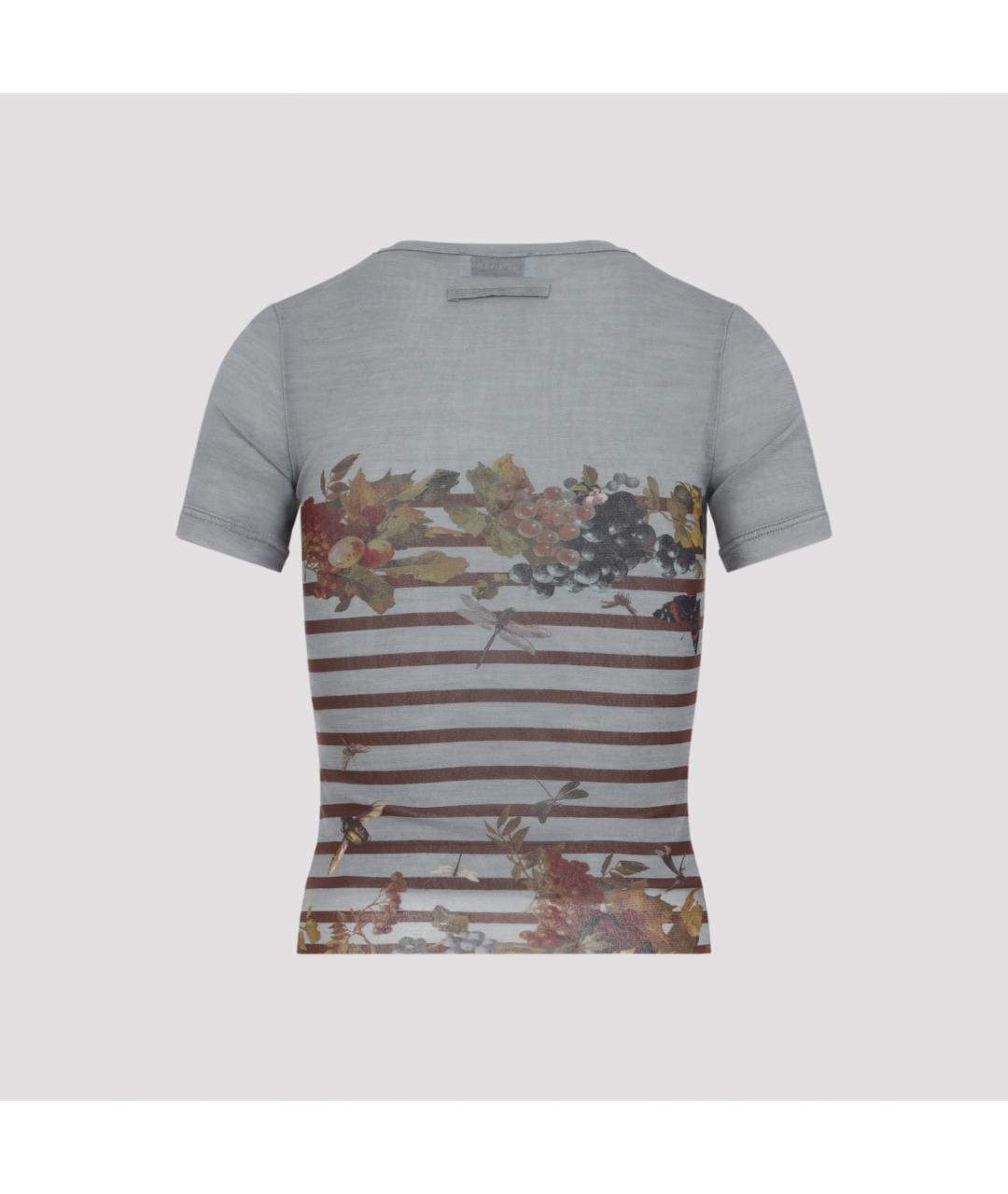 JEAN PAUL GAULTIER Мульти полиамидовая футболка, фото 2