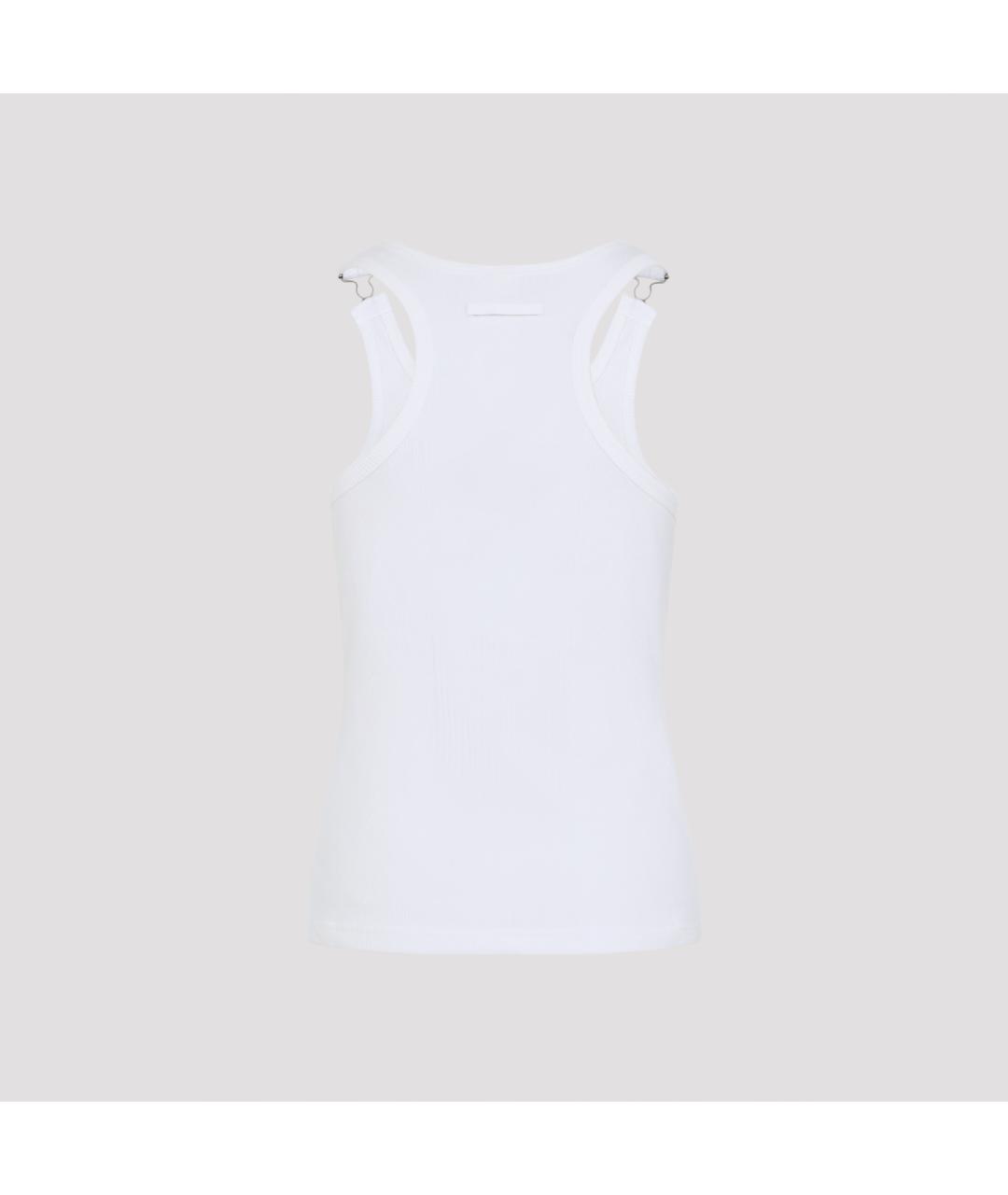 JEAN PAUL GAULTIER Белая хлопковая майка, фото 2