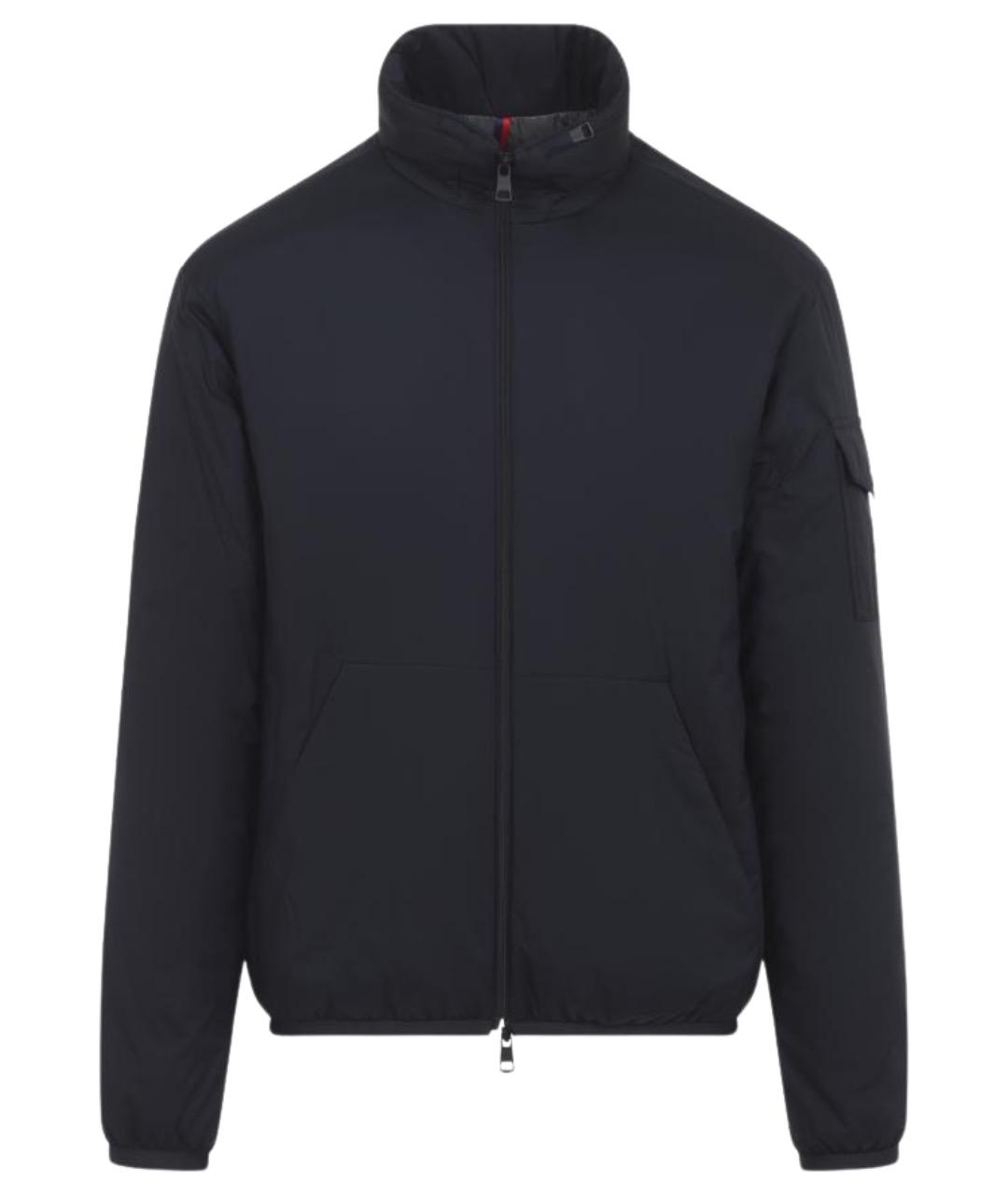 MONCLER Синяя полиамидовая куртка, фото 1