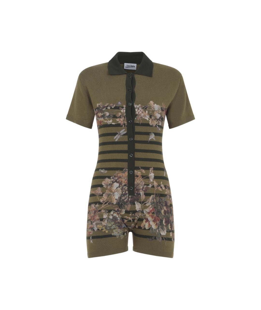 JEAN PAUL GAULTIER Мульти хлопковый комбинезон, фото 1