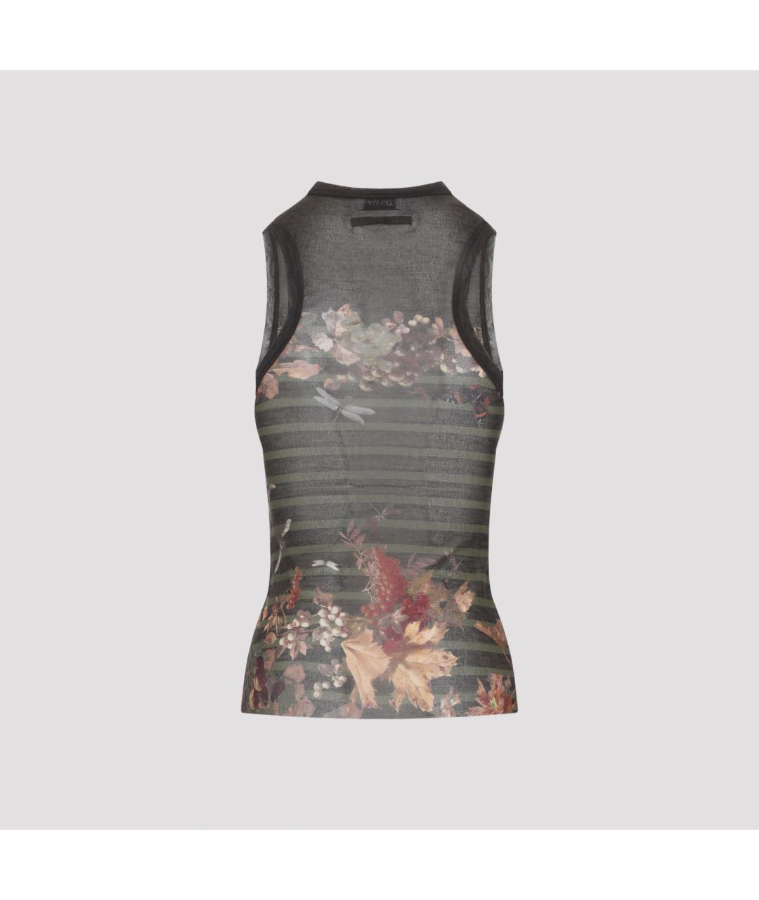 JEAN PAUL GAULTIER Мульти полиамидовая майка, фото 2