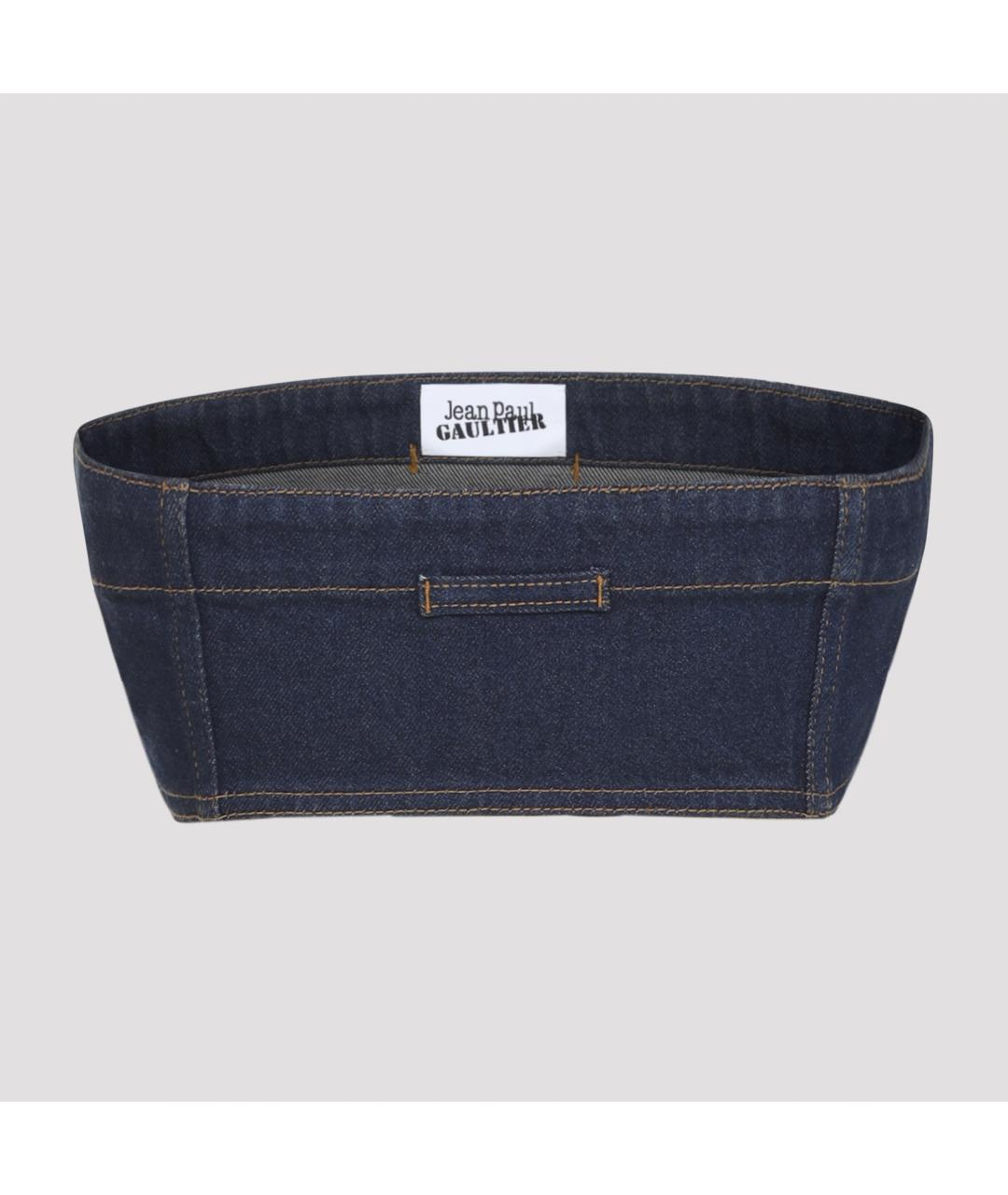 JEAN PAUL GAULTIER Синяя хлопковая майка, фото 2