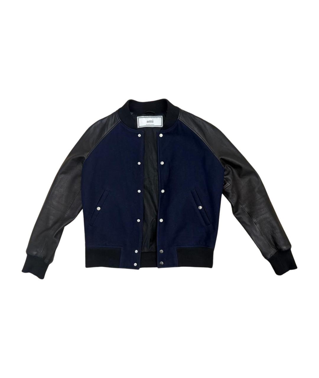 Ami Paris Синяя шерстяная куртка, фото 1