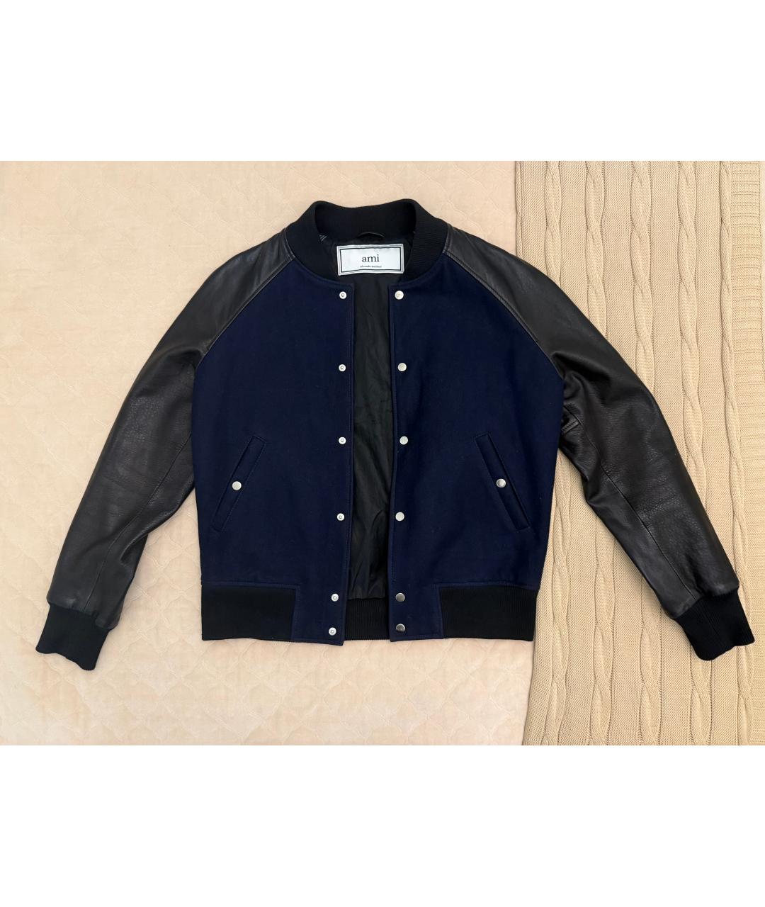 Ami Paris Синяя шерстяная куртка, фото 10