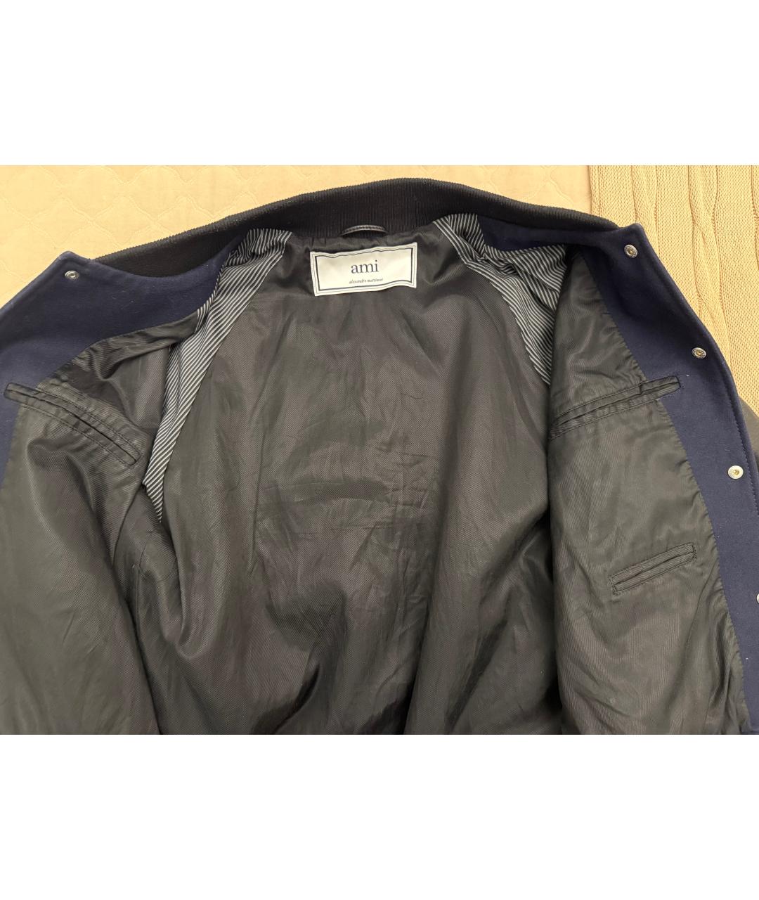 Ami Paris Синяя шерстяная куртка, фото 4