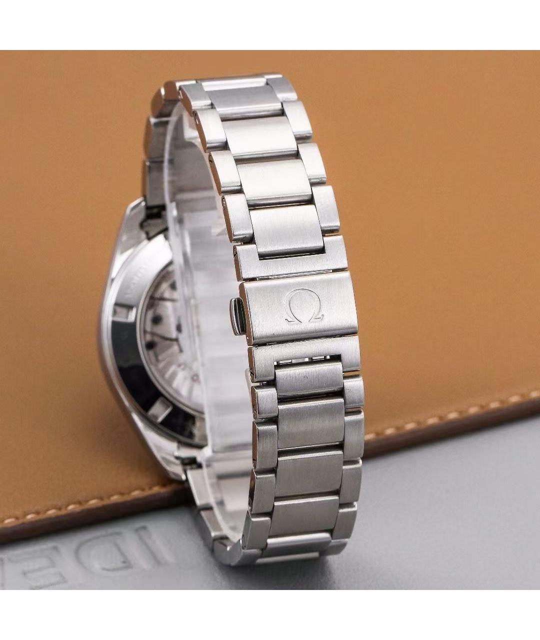 OMEGA Серебряные часы, фото 6