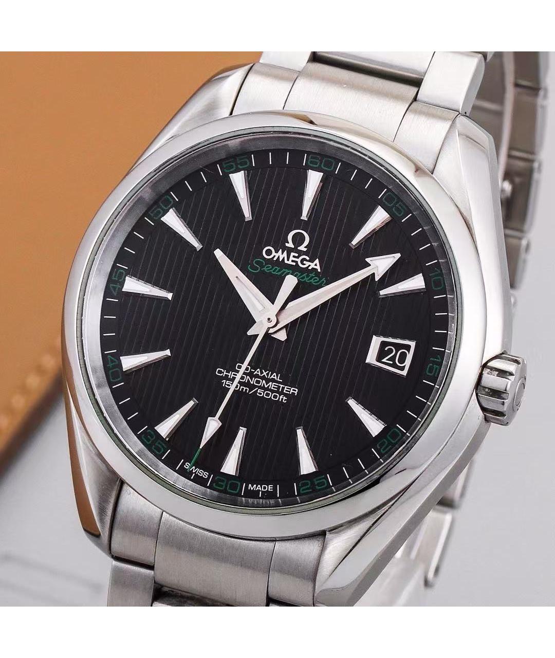 OMEGA Серебряные часы, фото 3