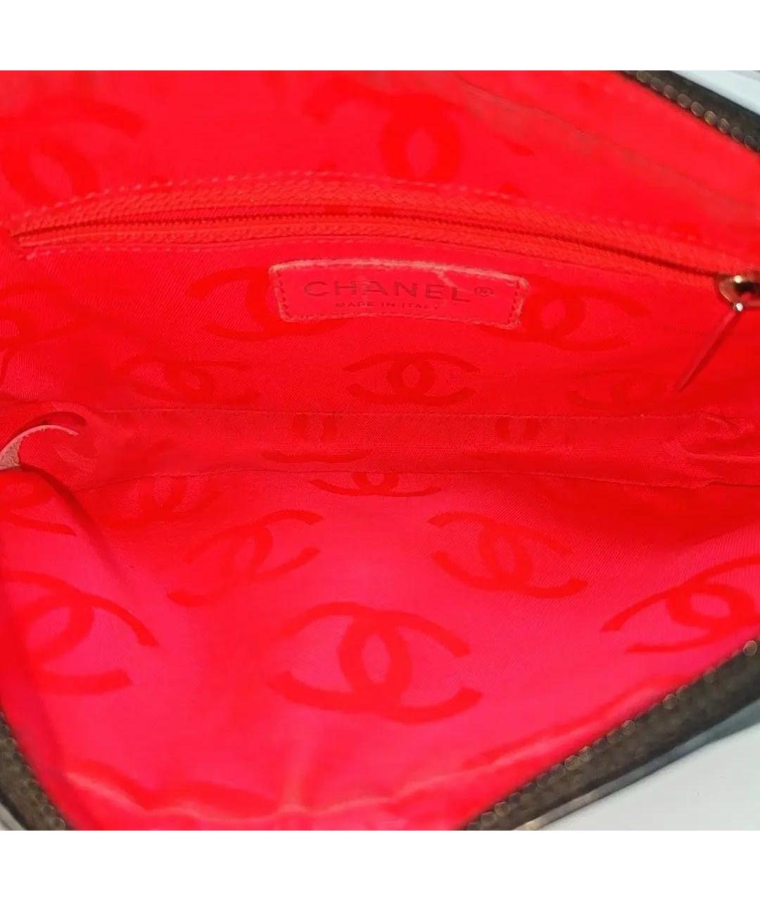 CHANEL Черная кожаная сумка с короткими ручками, фото 4