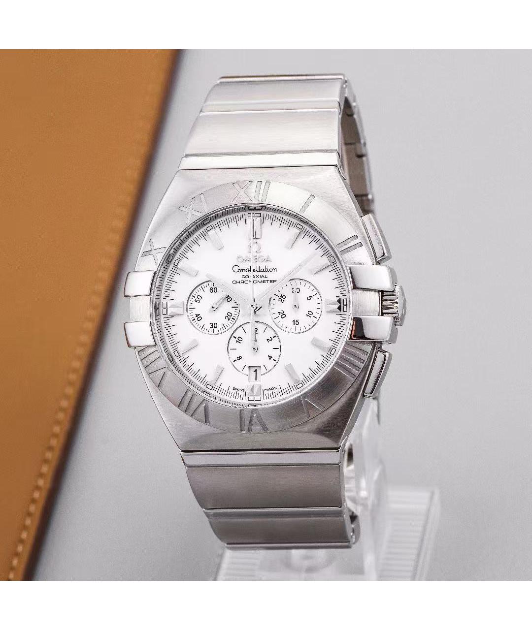 OMEGA Серебряные часы, фото 2