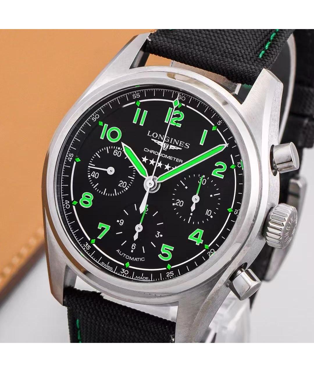 LONGINES Серебряные часы, фото 4