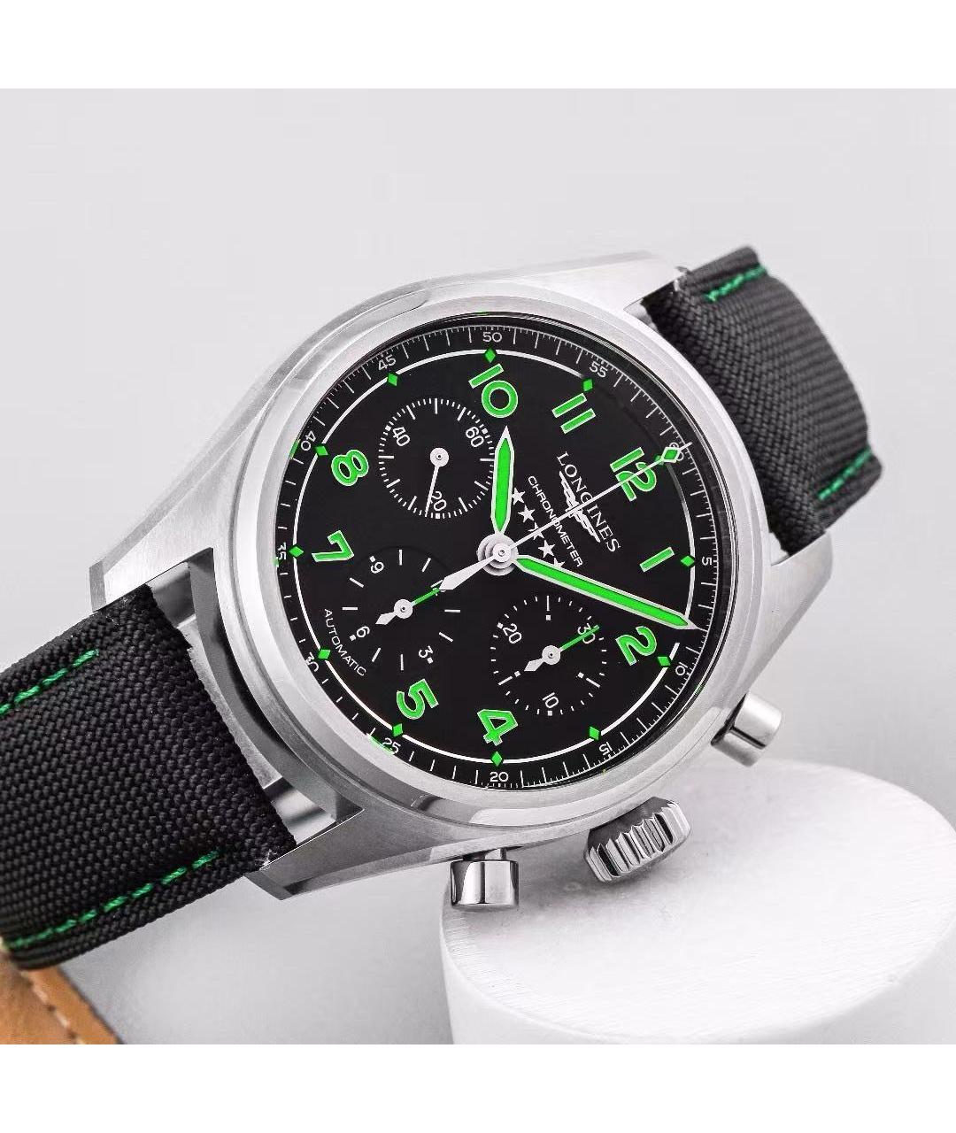 LONGINES Серебряные часы, фото 3