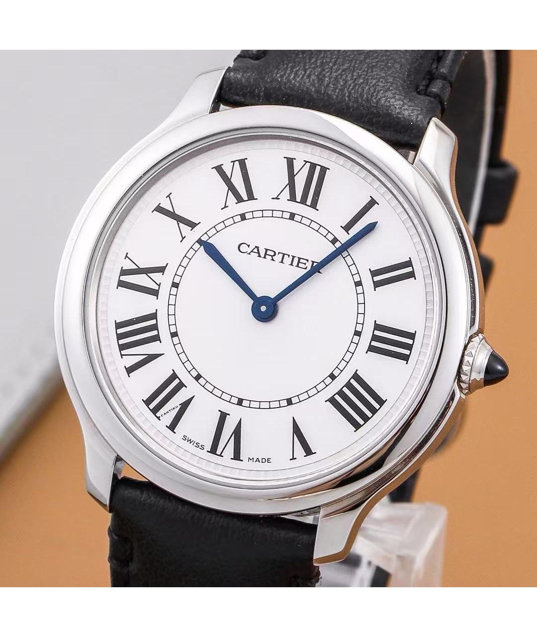 CARTIER Серебряные часы, фото 4