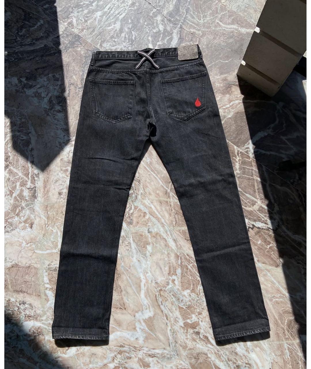 Aimé Leon Dore Черные хлопковые прямые джинсы, фото 8