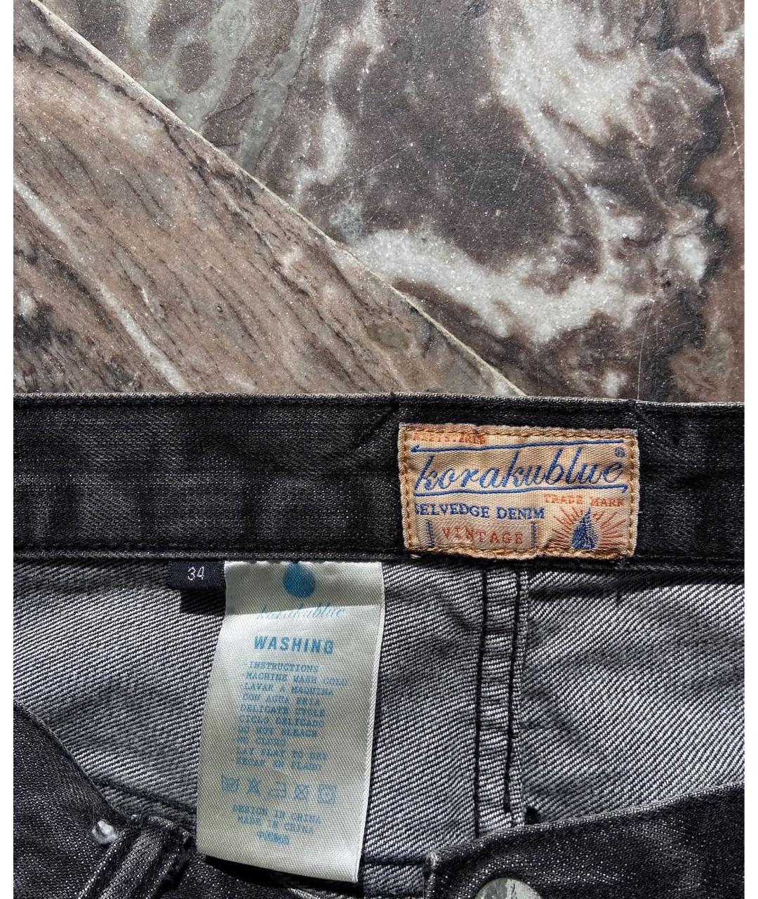 Aimé Leon Dore Черные хлопковые прямые джинсы, фото 6