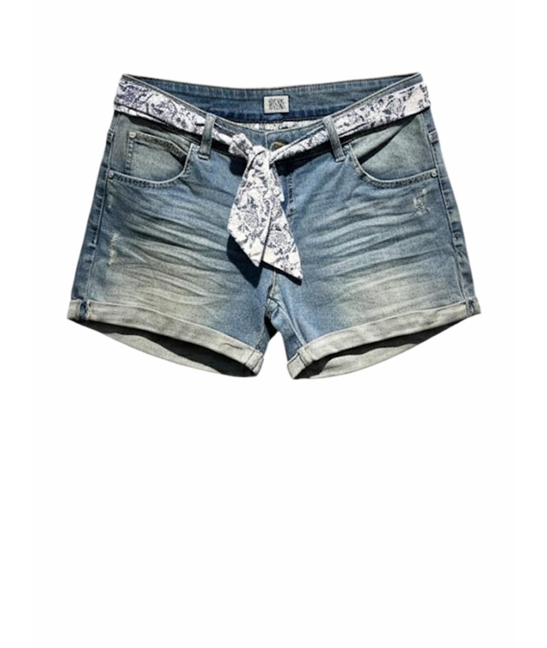 ARMANI JUNIOR Голубые хлопковые брюки и шорты, фото 1